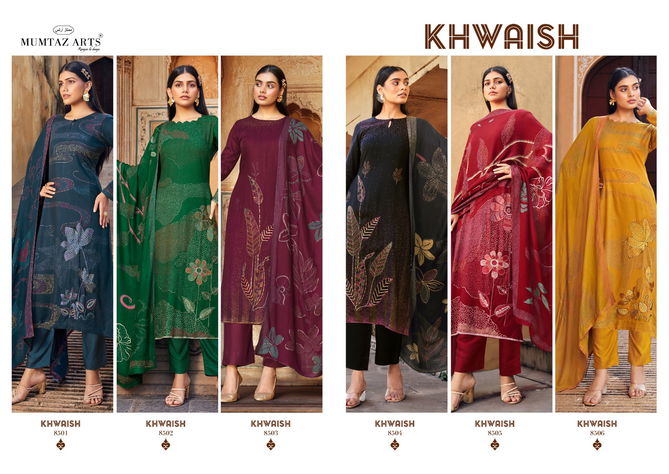 Khwaish By Mumtaz Pashmina Printed Dress Material Suppliers In India